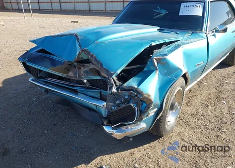 1968 Chevrolet Camaro z USA, uszkodzony, nr VIN 124378L307433